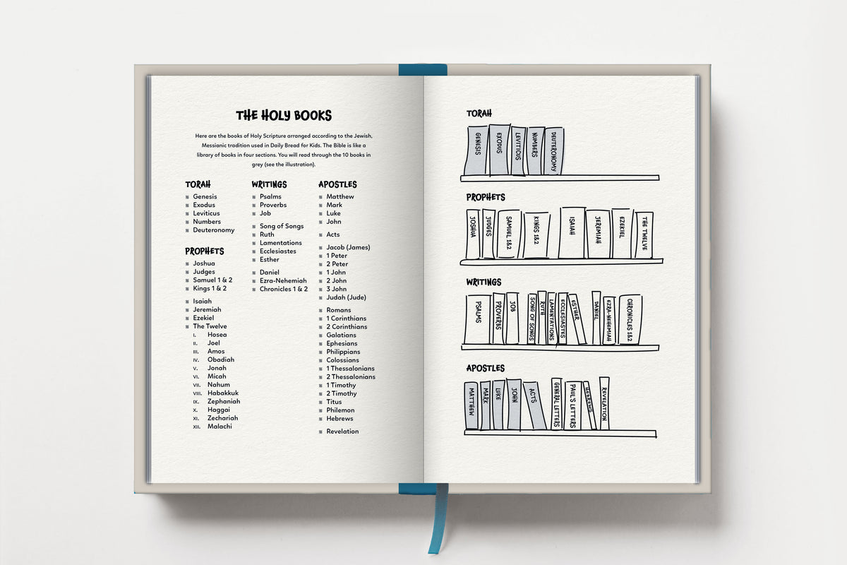 Daily Bread for Kids (5787/2027) Boys' Edition: A Messianic One-Year Bible Reading Journal for Children
