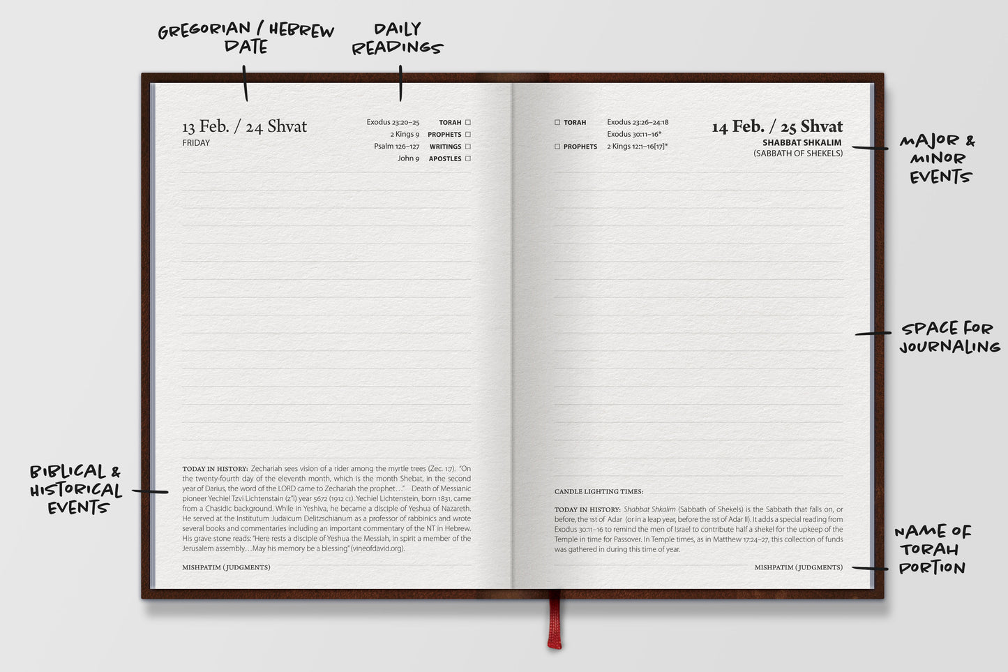 Daily Bread (5786/2026): A Messianic One-Year Bible Reading Journal