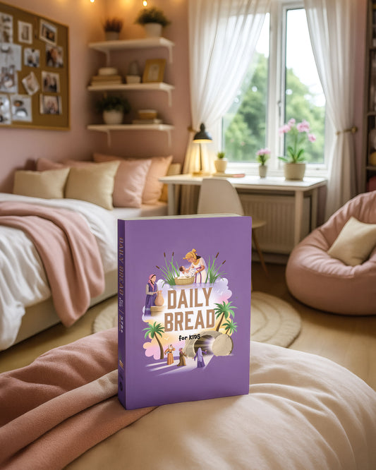 Daily Bread for Kids (5786/2026 Softcover) Girls' Edition: A Messianic One-Year Bible Reading Journal for Children