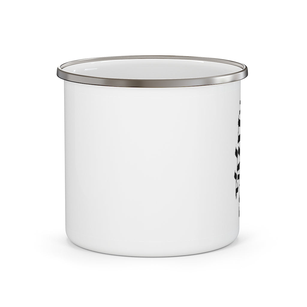 Hebrew Lechem Enamel Mug