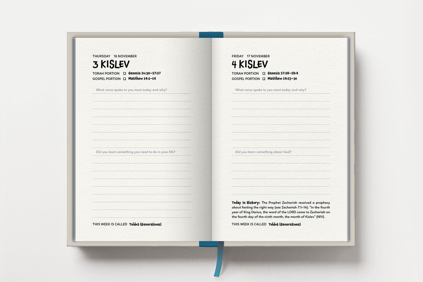 Daily Bread for Kids (5787/2027) Boys' Edition: A Messianic One-Year Bible Reading Journal for Children [PREORDER]