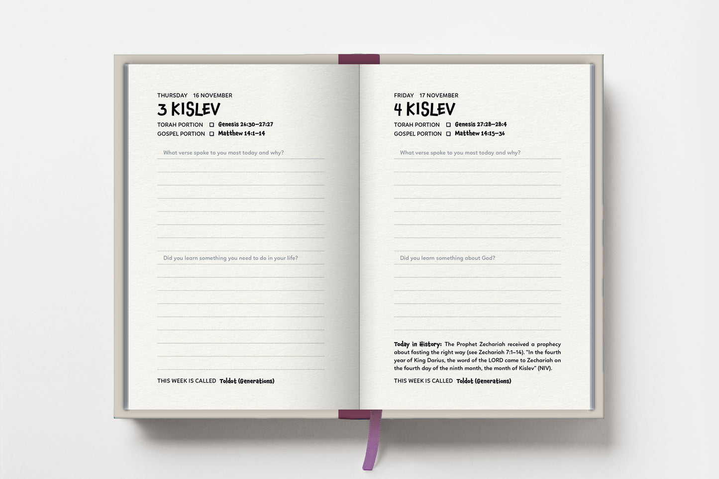 Daily Bread for Kids (5787/2027) Girls' Edition: A Messianic One-Year Bible Reading Journal for Children [PREORDER]