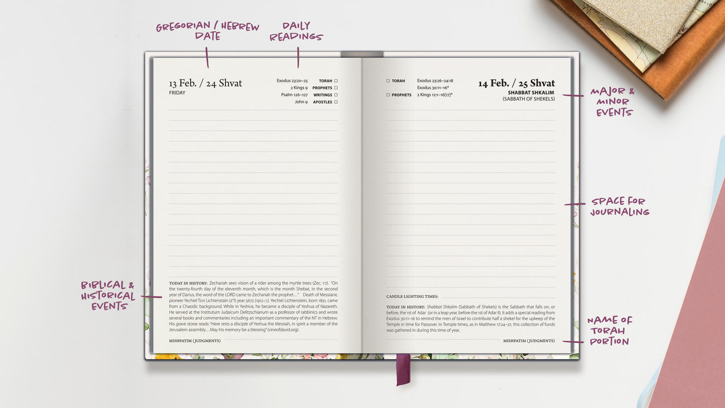 Daily Bread (5786/2026) Women's Edition: A Messianic One-Year Bible Reading Journal